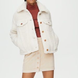 Aritzia Wilfred Teddy Coat